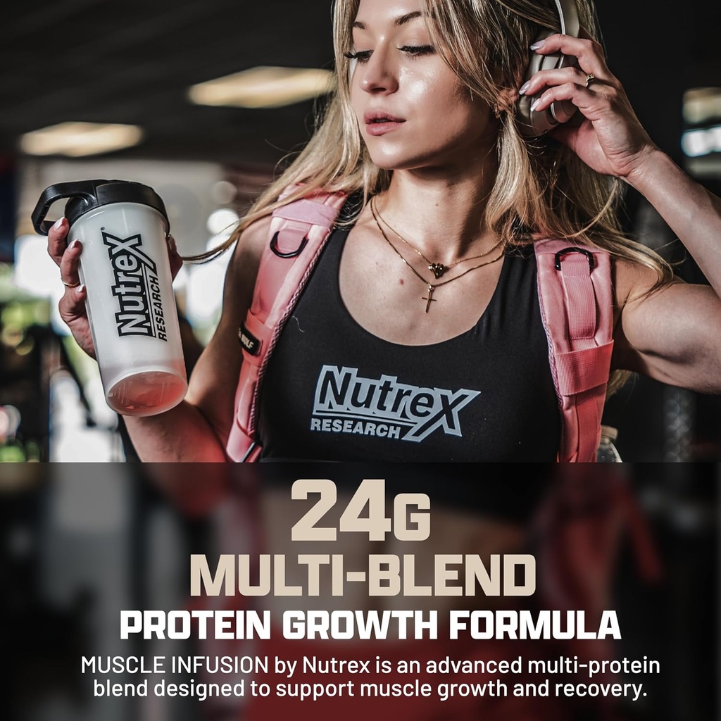 Nutrex Research, Vanilla Whey Protein Powder | 5 Ib Tub of Isolate Protein | w/EAA & Hi BCAA for Muscle Gain | Muscle Builder for Men & Women | Sports Nutrition | Delicious Taste and Texture 6
