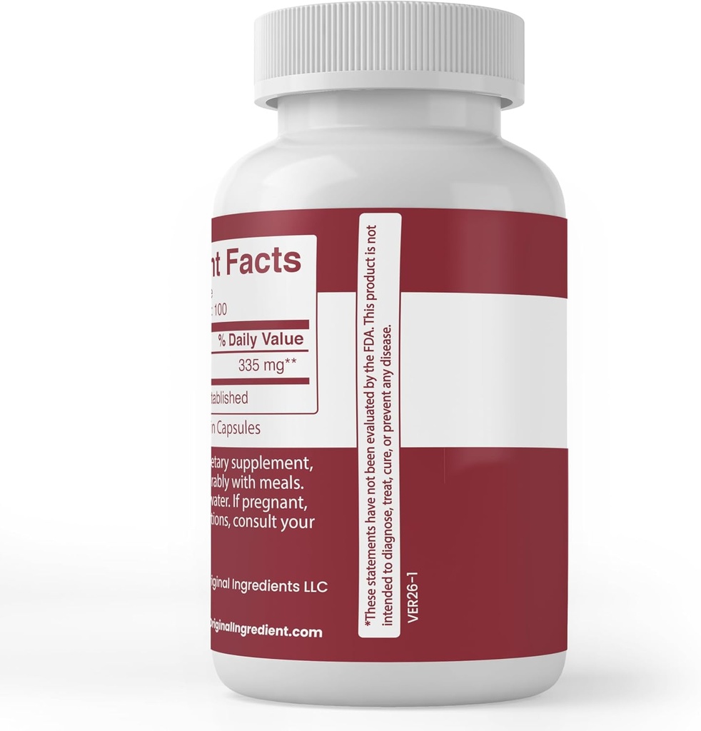 PURE ORIGINAL INGREDIENTS Diosmin (365 Capsules) No Magnesium Or Rice Fillers, Always Pure, Lab Verified 4