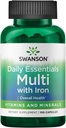 Swanson Multi and Mineral Daily Men's Women's Multivitamin Multimineral Health Supplement 100 Capsules (Caps) 2