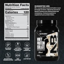 NutraBio 100% Whey Protein Isolate Protein Powder, 25g Protein with Complete Amino Acid Profile, Non-GMO, Soy & Gluten Free, Low Carb, Low Calorie Whey Protein Powder, Raw Unflavored, 2 Lbs 4