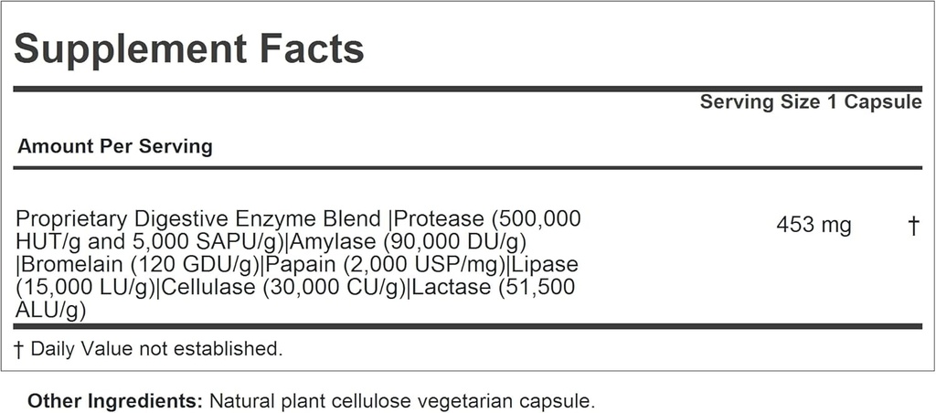 ANDREW LESSMAN Digest Assure 60 Capsules - Comprehensive Blend of Powerful Natural Enzymes to Support and Enhance Digestive Health, Vegetarian-Sourced Enzymes, Small Easy to Swallow Capsules 3
