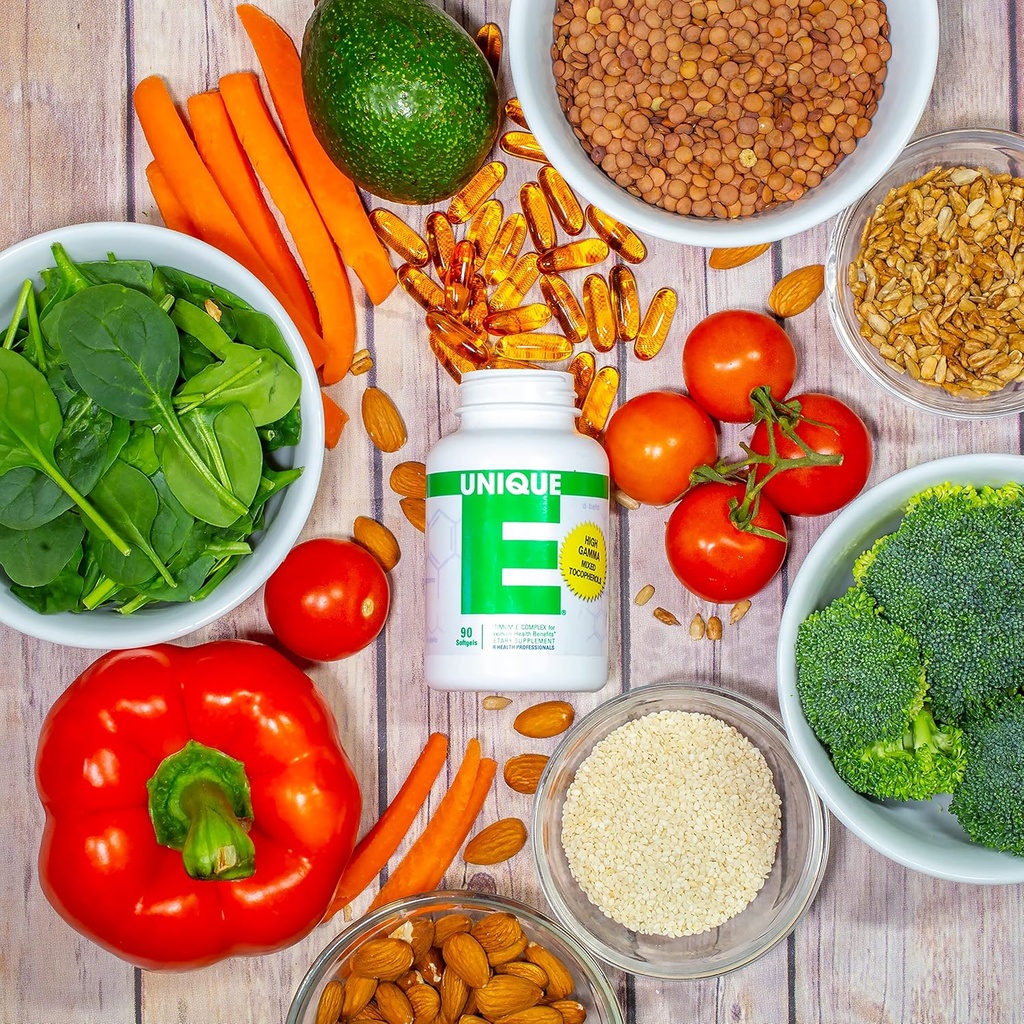 UNIQUE E A.C. Grace Company, Mixed Tocopherols Concentrate Softgels, 90 Count 6