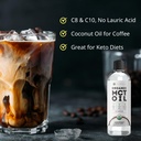 Kate Naturals MCT Oil for Coffee. Pure Coconut MCT C8 and C10 Oil (8oz, Organic, Unflavored) 3