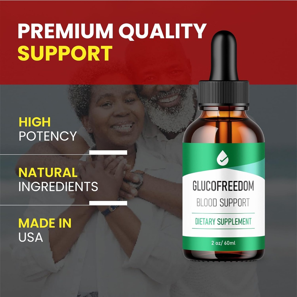 GlucoFreedom Drops - Official Formula - GlucoFreedom Liquid Drops Advanced Formula, Gluco Freedom Drops Alt Pills, GlucoFreedom Drops Reviews, Overall Wellness Maximum Strength Support USA Made (2oz) 6