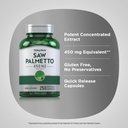 Piping Rock Saw Palmetto for Men and Women | 450 mg | 250 Capsules | Herb Extract Supplement | Serenoa Repens | Non-GMO, Gluten Free 5