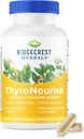 Ridgecrest Herbals ThyroNourish, Thyroid Support, Herbal and Vitamin Supplement with Ashwagandha, L-Tyrosine, Iodine, Copper, Kelp. Supports Energy, Metabolism Health, Normal Sleep (60 Caps, 30 Serv) 2