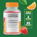 Lifeable Men's Probiotic 10 Billion + Probiotic 2 Billion CFU, Gummies Bundle - Great Tasting, Vitamin Supplement, Gluten Free, GMO Free, Chewable Gummy 3