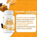 Turmeric Supplement 2275mg, 95% Curcumin, Liposomal Curcumin for Best Absorption, Curcumin Supplement for Joint Support, Bottled in USA - 60 Softgels 4