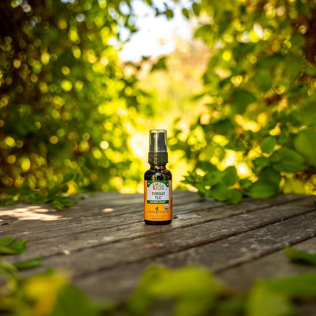 Herb Pharm Kids Certified-Organic Alcohol-Free Throat TLC Herbal Spray, 1 Ounce 5