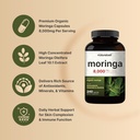 NatureBell Moringa Oleifera 8000mg Per Serving & L-Lysine 1,000mg Capsule Bundle Pack | Superfood Antioxidant | Free Form Amino Acids, L Lysine Complex 5