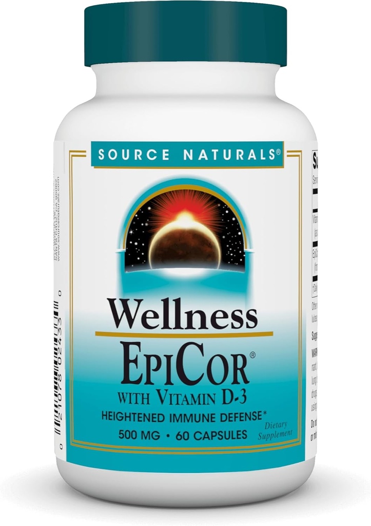 Source Naturals Wellness EpiCor with Vitamin D-3 for Heightened Immune Defense* - 60 Capsules 2