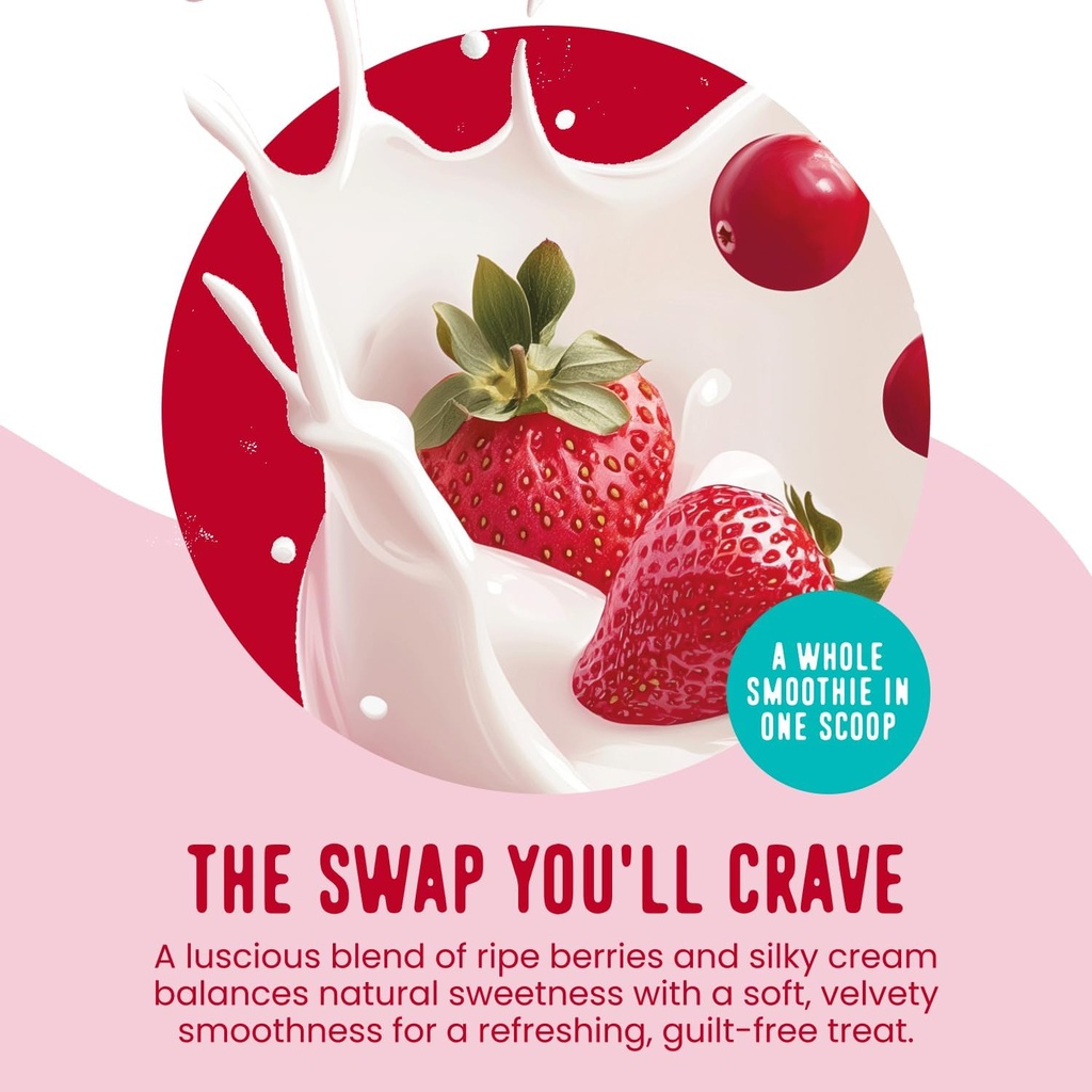 FlavCity Grass Fed Whey Protein Powder - Berries & Cream - 25g Protein & 10g Collagen - Made with Organic Strawberries & Coconut Milk - Gluten Free & No Added Sugars (20 Servings) 3