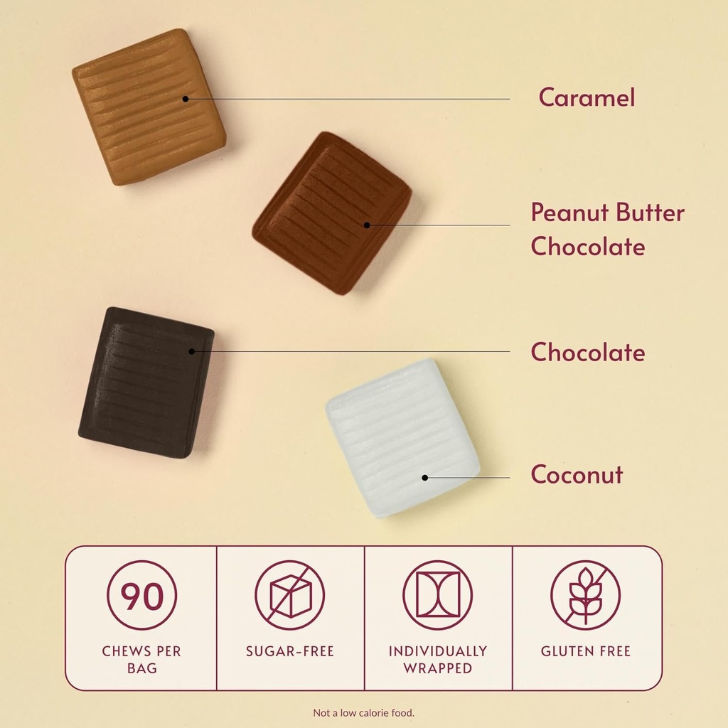 Bariatric Advantage Calcium Citrate Chewy Bites 500 mg - Highly Absorbable & Digestible - Vitamin D3 - Easily Chewable Calcium Supplement - Assorted Sweet Flavor - 90 Count 4