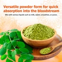 Reddy Naturals Aryana Moringa Powder - Organic Moringa Leaf Extract Superfood Powder – Great-Tasting, Fast-Dissolving Moringa – 4.2 oz (120 g) 6