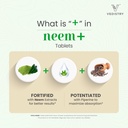 Neem+ Leaf Extract Supplements | 1100mg Supports Clear Skin, Detoxification and Immune Health | Reduces Acne & Promotes Healthy Skin with Long Pepper | 60 Vegan Tablets 5