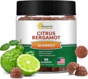 aSquared Nutrition Citrus Bergamot Gummies - Citrus Bergamot Extract Supplement 500mg Per Serving - Pure Gummy Alternative to Capsules & Pills 2