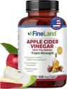 FineLand Apple Cider Vinegar Capsules with The Mother & Probiotics – 120 Veggie Capsules – 1600mg Eq. per seving – Digestive, Detox & Gut Health Support – Non-GMO, 100% Vegan Made in USA 2