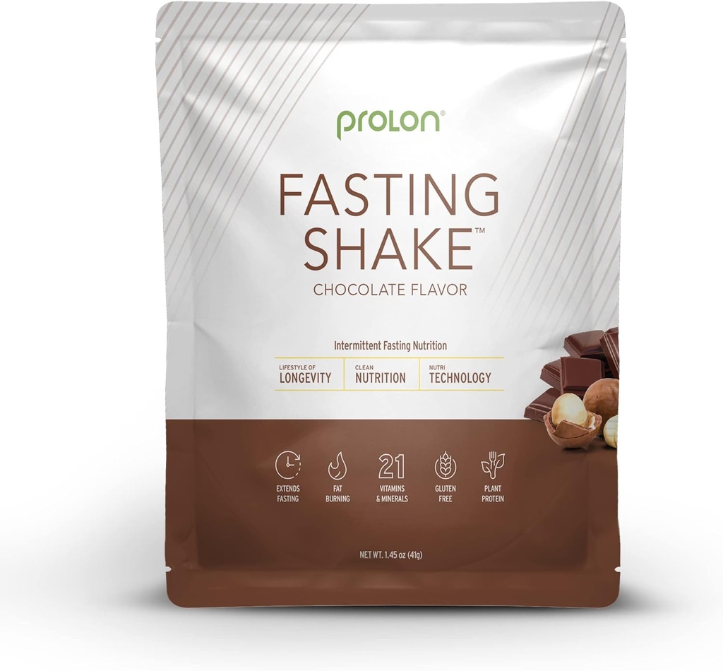 Prolon Intermittent Fasting Drink Mix | Fasting Shake for Intermittent Fasting | Vitamins, Fiber, Plant Based Protein, Superfoods | Keto, Vegan, Gluten Free, Dairy Free | Chocolate, 24 Packets 3