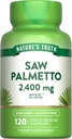 Nature's Truth Saw Palmetto Extract | 2400mg | 120 Capsules | Non-GMO & Gluten Free Supplement 2