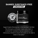 Kaged Creatine Monohydrate Micronized Powder | Unflavored | Muscle Building & Recovery | 5000 mg Per Serving | Vegan, Gluten Free, Easily Digestible | Supplements for Men & Women | 100 Servings 3