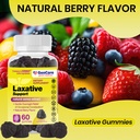 GenCare - Laxative Support Gummies with Natural Senna Extract (60 Gummies) - Gentle Overnight Relief of Occasional Constipation for Adults and Children 6 and Older - Non GMO Vegetable Laxative 3