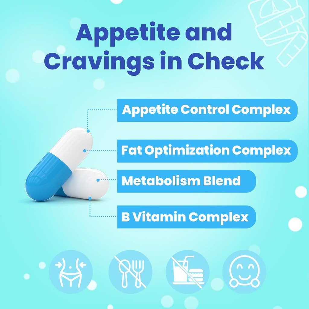 PhenFit-Maxx Weight Loss Supplement - Appetite Suppressant and Diet Pills - Metabolism Booster with CLA, L-Carnitine, Weight Loss Supplements for Women and Men 4