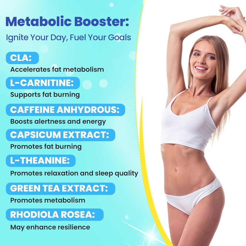 PhenFit-Maxx Weight Loss Supplement - Appetite Suppressant and Diet Pills - Metabolism Booster with CLA, L-Carnitine, Weight Loss Supplements for Women and Men 5