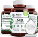 Natural Nutra Kelp Iodine Thyroid Support Supplement, Strengthens Immune System, and Regulates Metabolism, Vegan Sea Kelp, Non GMO, Atlantic Sourced Seaweed Extract, 225 mcg, 100 Tablets 2