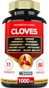 11in1 Clove Supplement for Digestive, Immune System with Cinnamon, Turmeric, Ginger, Cardamom, Garlic, Wormwood and More - 60 Capsules for 30 Days 2