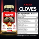 11in1 Clove Supplement for Digestive, Immune System with Cinnamon, Turmeric, Ginger, Cardamom, Garlic, Wormwood and More - 60 Capsules for 30 Days 3
