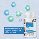 Youth & Tonic PM Bedtime Trim Amino Acids Supplement Pills for Men and Women | 30 Capsules to Support Metabolism and Defined Lean Muscles During Night Time 4