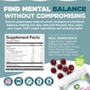 NUTRAMIN Mood Boost Multivitamin Gummy - Delicious & Yummy Anti-Stress Magnesium Ashwagandha Gummies + B Complex Vitamins for Focus and Calm - Sugar-Free, Vegan, Gluten-Free, Allergy-Safe (90 Count) 4