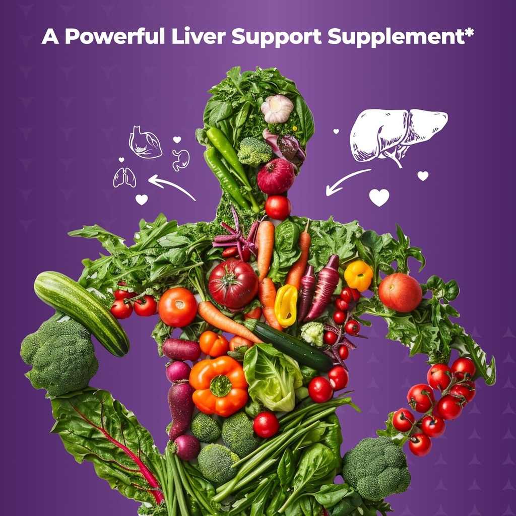 Milk Thistle Berberine Turmeric with Chanca Piedra, Detox & Cleanse & Repair Supplement, NAC, Beet Root, Artichoke, Dandelion Root, TUDCA Choline and Ginger, 30 Days Supply 5