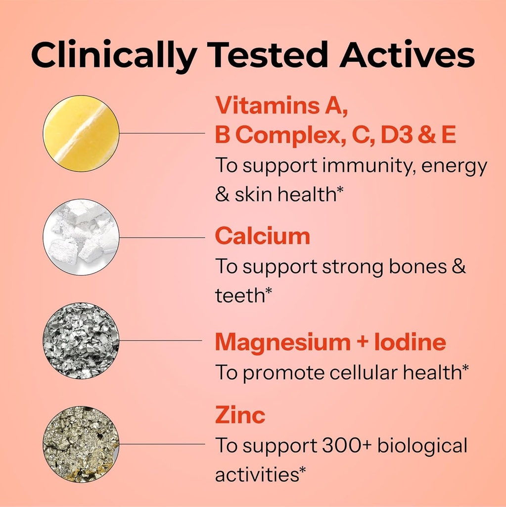 HUM Base Control Multivitamin for Women with Vitamin C, Iron, Biotin, Zinc, B Complex, Daily Women's Multivitamin, 22 Essential Vitamins & Minerals, Support for Pre-Menopause, Gluten Free, 30 Capsules 5