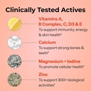 HUM Base Control Multivitamin for Women with Vitamin C, Iron, Biotin, Zinc, B Complex, Daily Women's Multivitamin, 22 Essential Vitamins & Minerals, Support for Pre-Menopause, Gluten Free, 30 Capsules 5