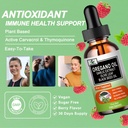 Organic Oil of Oregano with Black Seed Oil, Oregano Oil Liquid Drops w/Garlic Olive Leaf Elderberry for Immune,Digestive Support & Antioxidant,Seasonal Support Supplement for Women Men 3