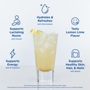 Mommy's Bliss Lactation Hydration Drink Tablets, Lemon Lime Flavor, Electrolytes + B Vitamins, 1 Pack (10 Tablets) 4