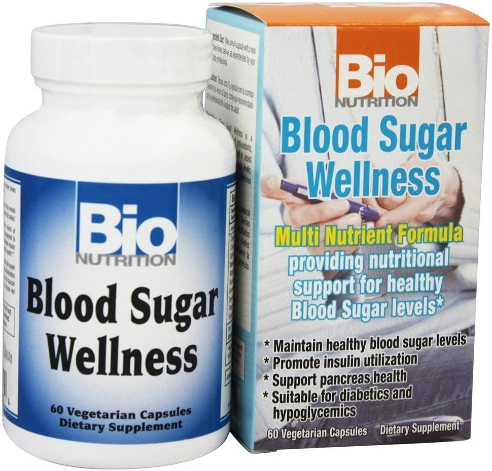 Bio Nutrition - Blood Sugar Wellness - 60 Vegetarian Capsules 2