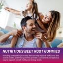 Beet Root Gummies, Beet Root Soft Chews with Beetroot, Grape Seed Extract & Beet Root Powder, Vegan, Non-GMO, 60 Count 6
