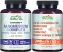 Magnesium Complex Supplement and Ceylon Cinnamon Complex 2