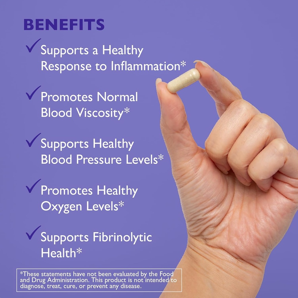 AST Enzymes Serracor-NK –Proteolytic Systemic Enzyme Formula – Contains Acid-Resistant Serrapeptase and Acid-Resistant Nattokinase – 90 Vegetarian Capsules 5