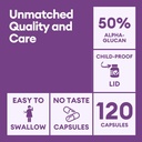 Active Hexose Correlated Compound Supplements – 120 Vegan Caps, 500mg – Organic Shiitake Mushroom Extract Supplement Capsules for Immune Support & Natural Immune Booster – Non-GMO & Gluten-Free 3