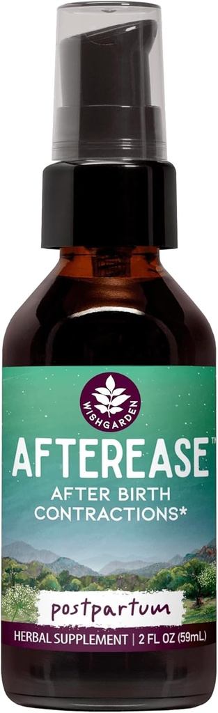 WishGarden AfterEase Postpartum Contraction Drops + ReBalance Postpartum Hormone Level Support (2-2oz Bundle) 3