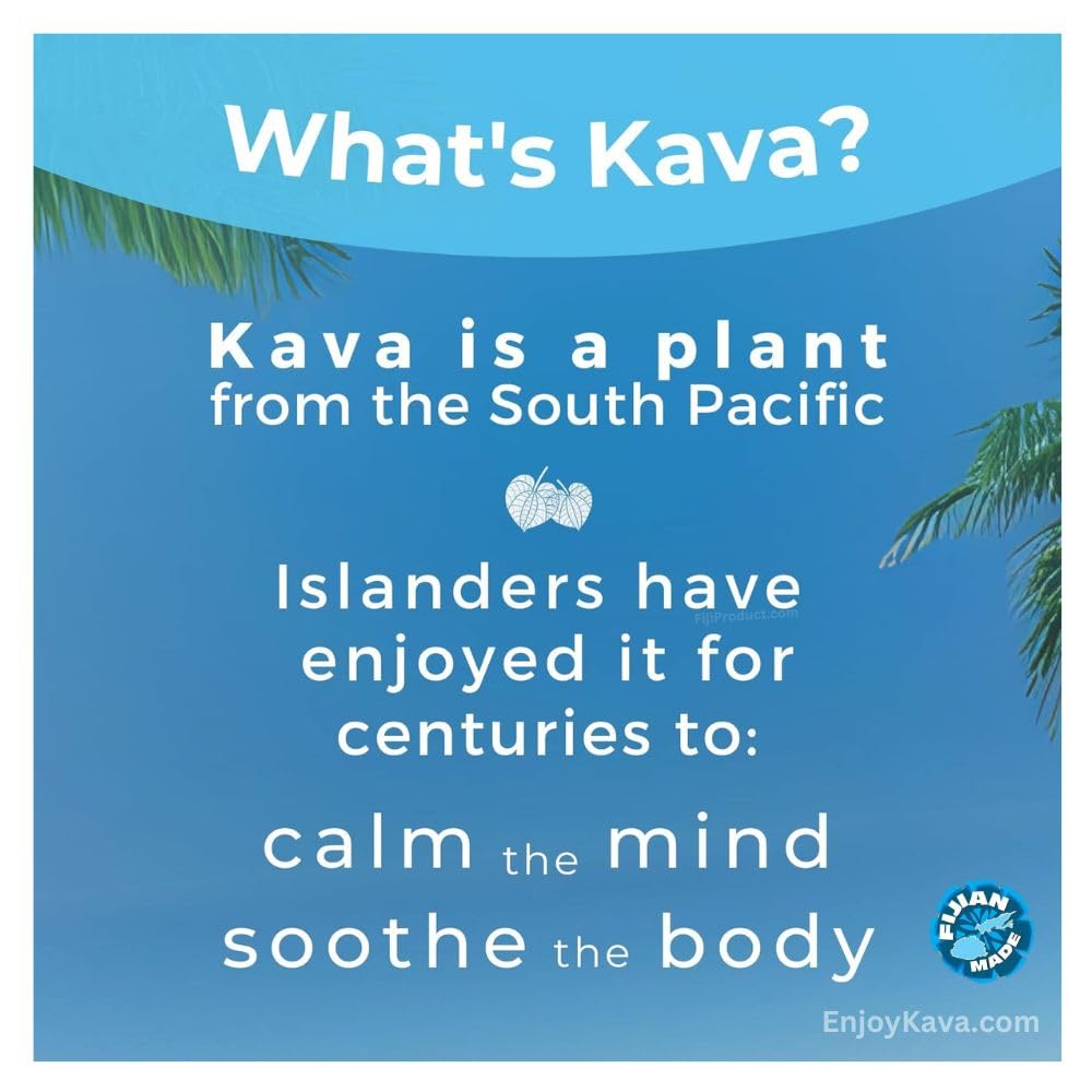 Premium Noble Kava Powder (1 LB Bag) Drink Powder Good for Relaxing from Fiji EnjoyKava.com 3
