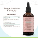 HerbEra Blood Pressure Formula B120 Alcohol-Free Extract Tincture: Hawthorn Leaf, Motherwort Herb, Cayenne Pepper, Hibiscus Flower, Spirulina. Blood Pressure Blend 2x4 Fl Oz 5