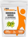 BulkSupplements.com Rhodiola Extract Powder - 3% Salidrosides, Rhodiola Rosea Extract - Herbal Supplement, Gluten Free, 200mg per Serving, 1kg (2.2 lbs) (Pack of 1) 2