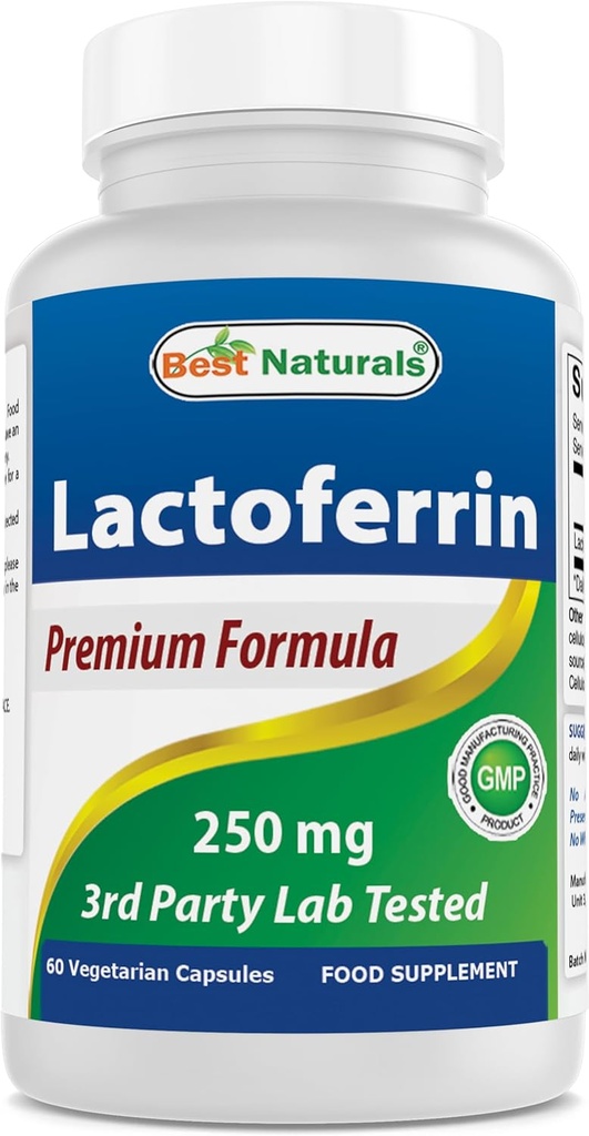 Best Naturals Lactoferrin 250 mg Veggie Capsule, Supports Healthy Immune Function - 60 Count 2
