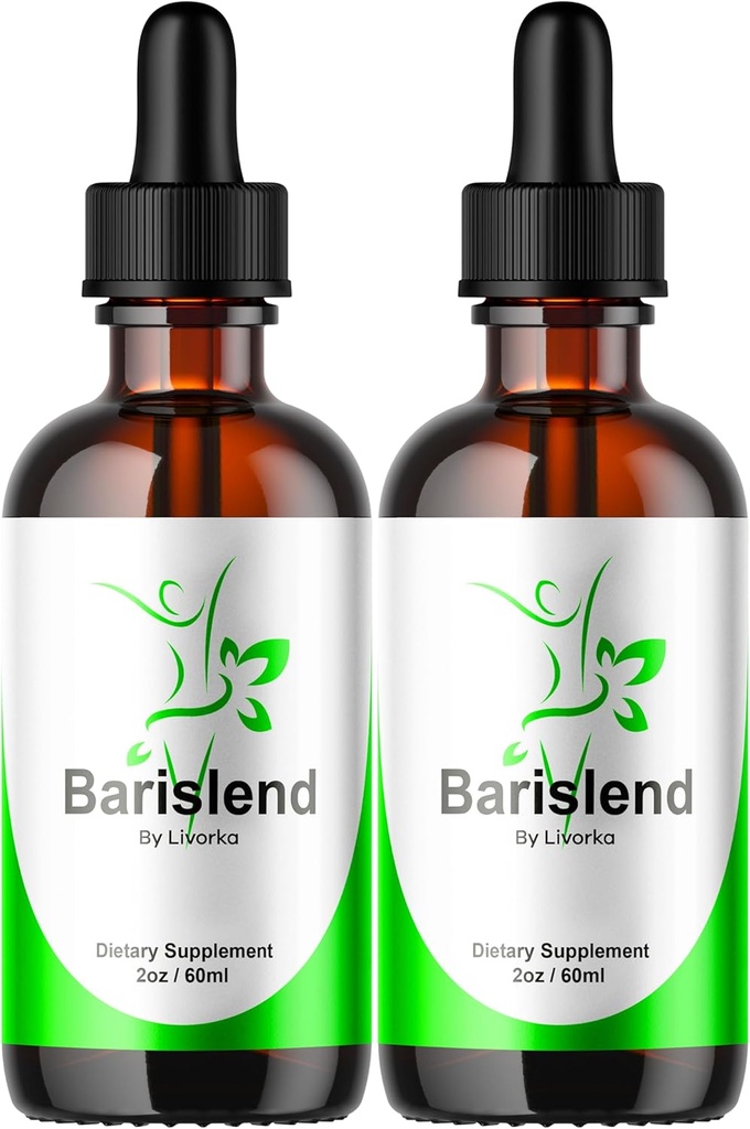 (2 Pack) Barislend Drops, Barislend Liquid, Official Barislend Liquid Drops, Barislends Advanced Liquid Drop Formula, Barislend Drop Supplement Premium Liquid Supplement Support, 2 Bottles For 2 Month 2