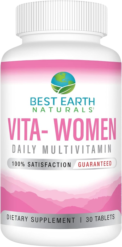 Best Earth Naturals VITA Women's Daily Multivitamin, Immune Support, Vitality & Well-Being, 100+ Vitamins, Minerals & Herbs 2