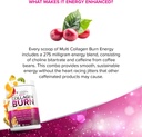 Multi Collagen Burn: MultiType Hydrolyzed Protein Peptides with Hyaluronic Acid, Vitamin C, SOD B Dimpless, Types I, II, III, V and X, with Caffeine 30 Servings Tropical Punch Flavored 5